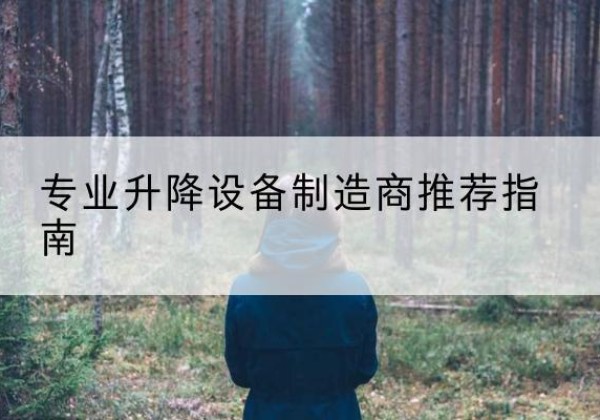 云梦电动剪叉升降平台厂家-专业升降设备制造商推荐指南
